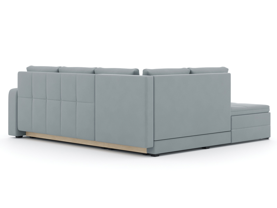 Диваны угловые в гостиную, Диван-кровать угловой еврокнижка Бромен, рогожка