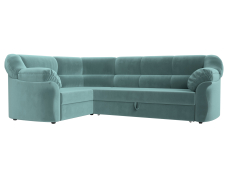 Диваны угловые в гостиную, Диван угловой Карнелла левый угол, велюр