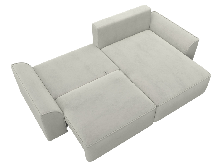 Диваны угловые в гостиную, Диван угловой Лига-048 НПБ, велюр TOWER