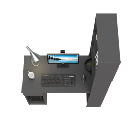 Компьютерный стол со стеллажом открытым Лайт 10.01