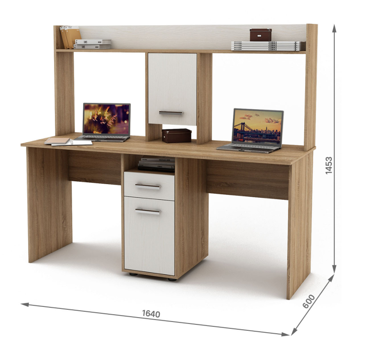 Прямые, Письменный стол Остин-15