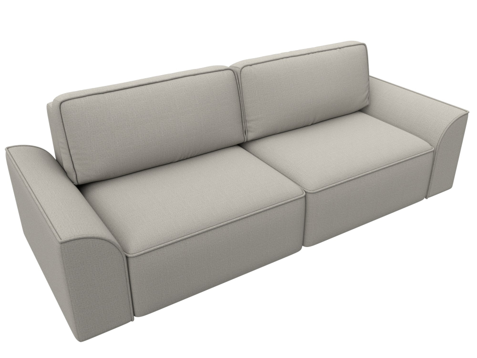 Диваны еврокнижки, Диван прямой Лига-048 НПБ, рогожка Амур