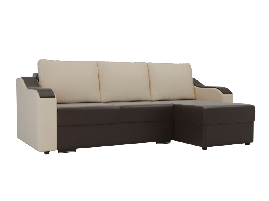 Диваны угловые в гостиную, Диван угловой Монако,эко- кожа,правый угол