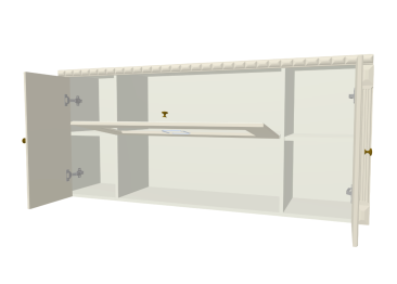 Гостиная Деметра А-6 Антресоль  *без карниза
