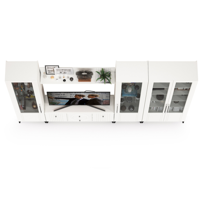 Стенки для гостиной, Стенка для гостиной с ТВ-тумбой Валенсия № 68