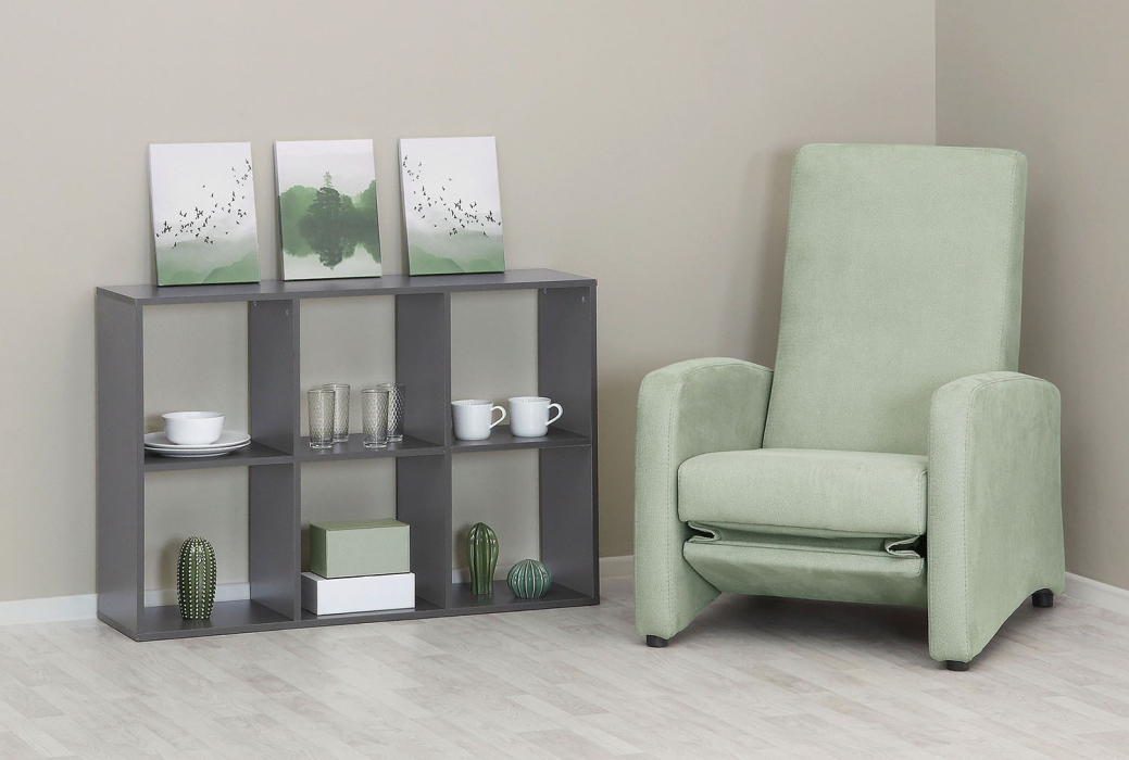 Открытые, Стеллаж 6 ячеек горизонтальный 1110х300х750