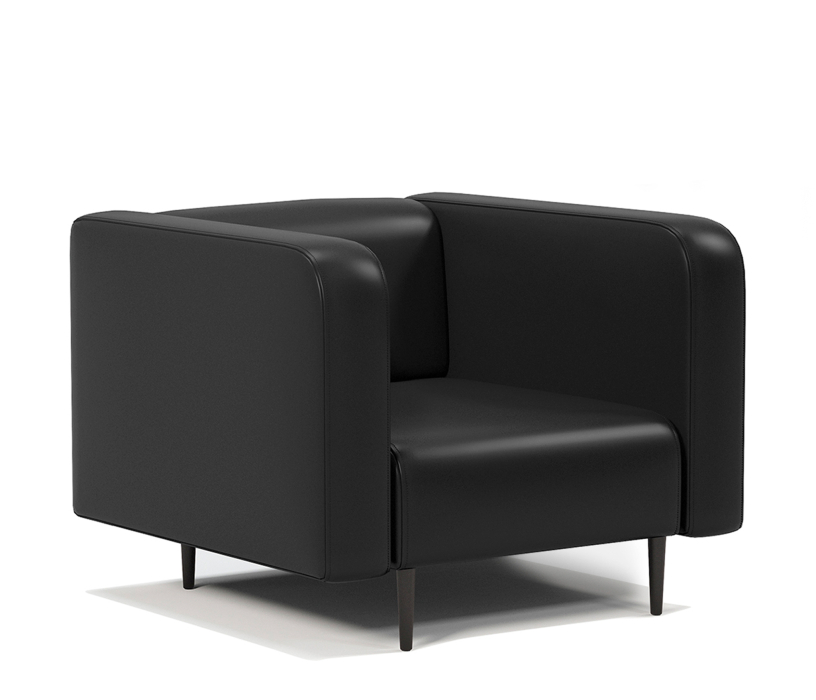 Кресло для отдыха, Кресло офисное Акцент, экокожа