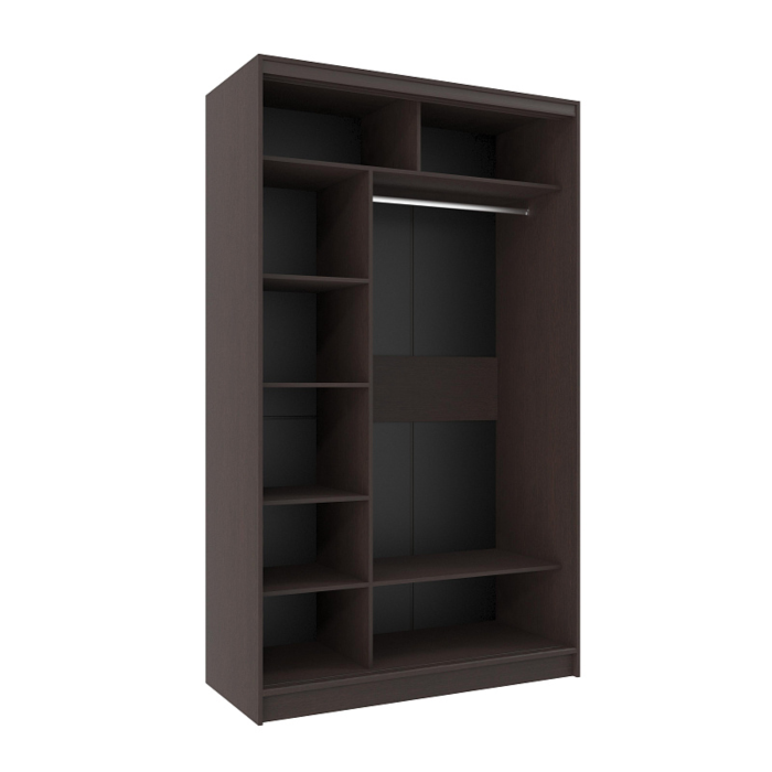 Шкафы-купе 2-х дверные, Шкаф-купе 2-дв  Домашний 1350 лдсп/лдсп  (в2295*ш1350*г595)