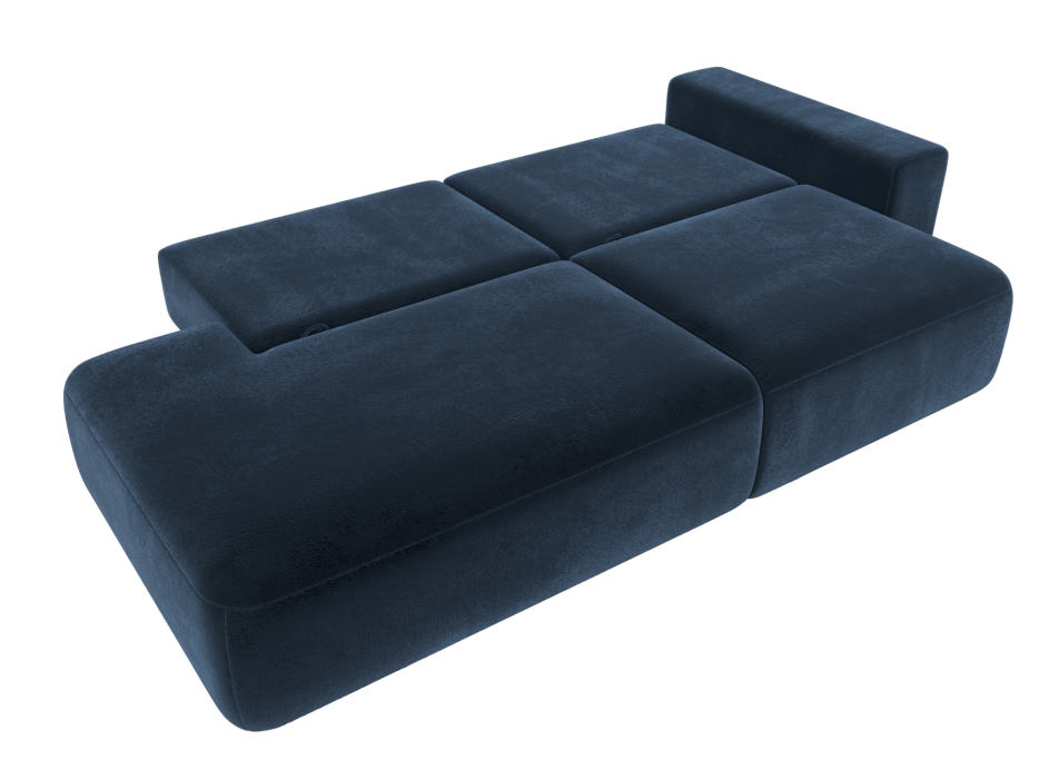 Диваны еврокнижки, Диван прямой Лига-036 НПБ Модерн подлокотник справа, велюр TOWER