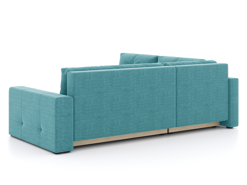 Диваны угловые в гостиную, Диван-кровать угловой Леос НПБ, рогожка