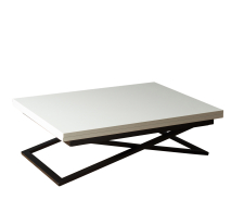 Столы-трансформеры, Стол-трансформер Compact (глянец/черные опоры)