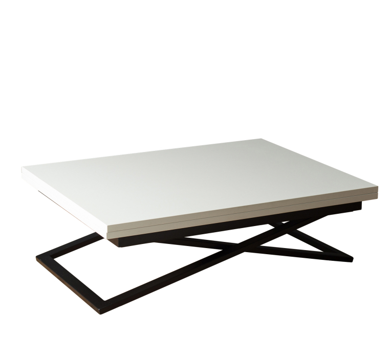 Столы-трансформеры, Стол-трансформер Compact (глянец/черные опоры)
