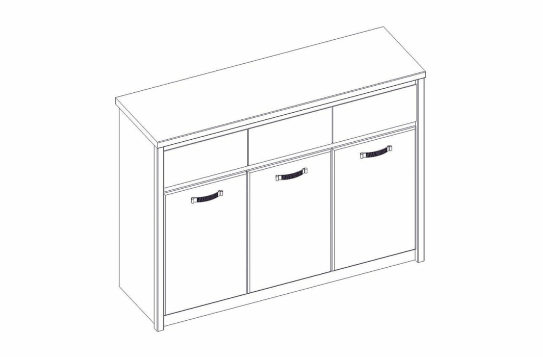 Тумбы, Provence Тумба 3D3S