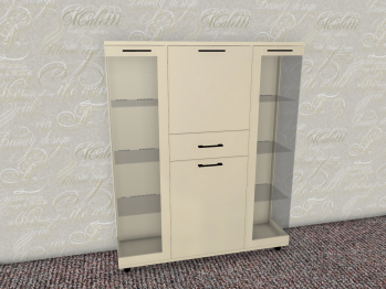 Модульная система Грейс Шкаф ШК-5080  Серый Кашемир