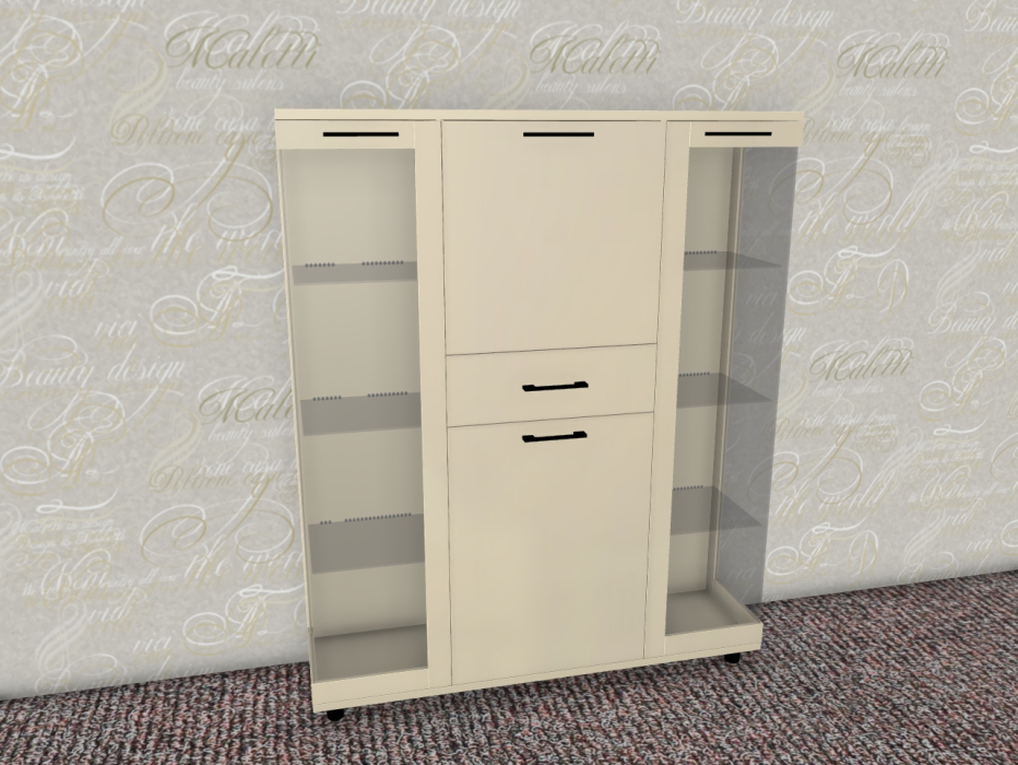 Серванты, Модульная система Грейс Шкаф ШК-5080  Серый Кашемир