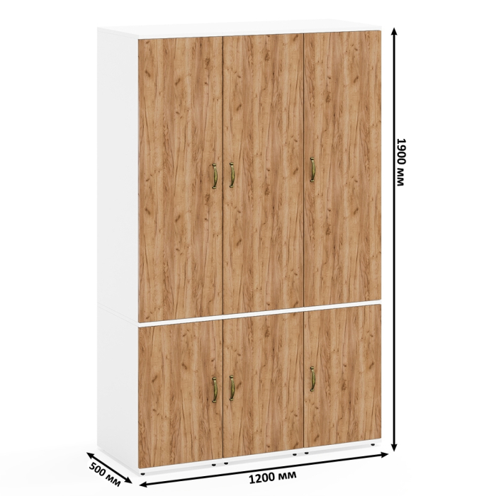 Для одежды, Набор мебели из 3-х пеналов для белья и одежды Лидер-8 23Б