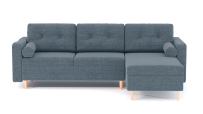 Диваны угловые в гостиную, Диван-кровать угловой еврокнижка-пантограф Белфаст, рогожка