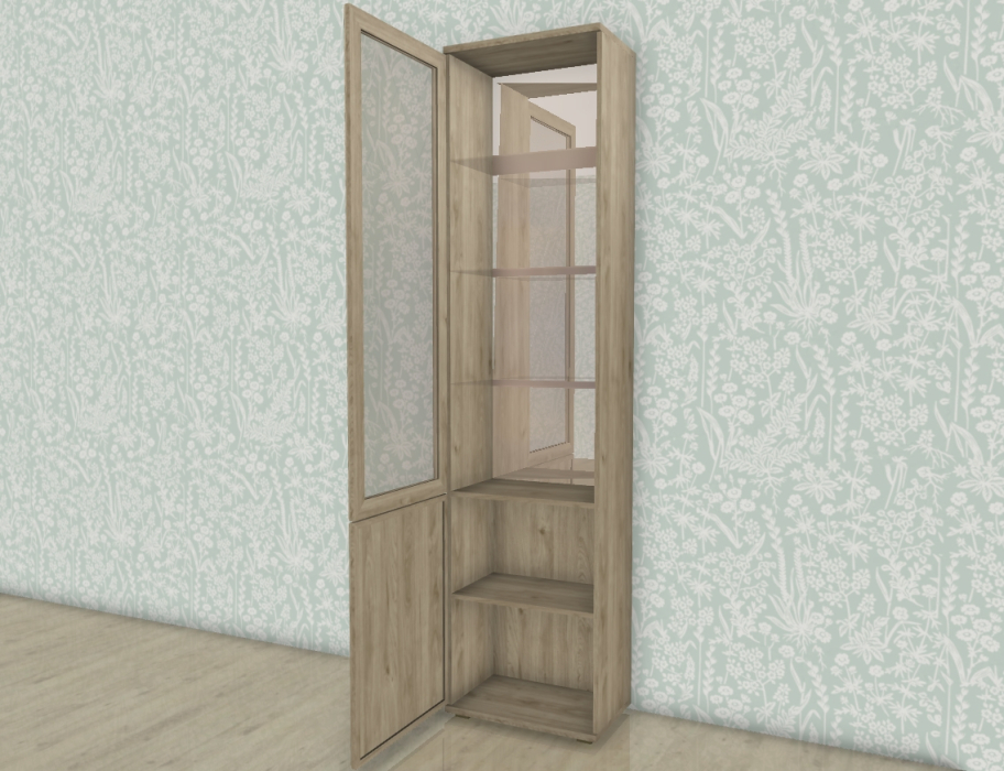 Шкафы одностворчатые, Модульная система Карина Шкаф ШК-1044