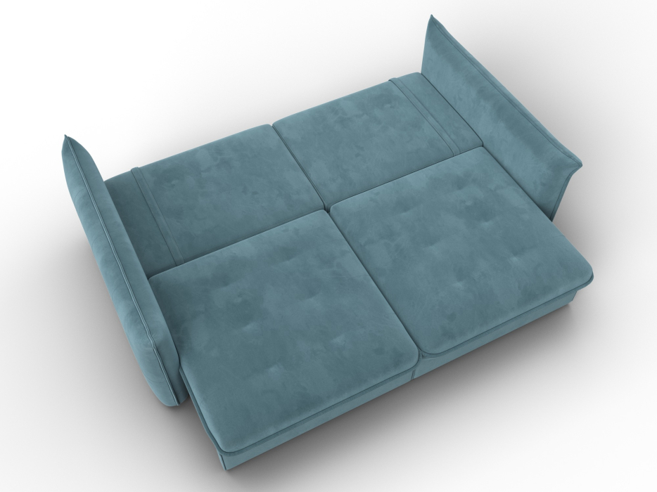 Диваны еврокнижки, Диван прямой Лига-100 НПБ, велюр SEVEN