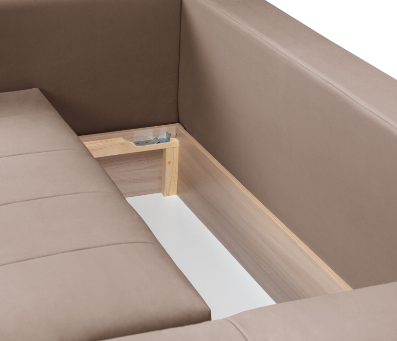 Диваны угловые в гостиную, Диван еврокнижка угловой Чилетти, микровелюр