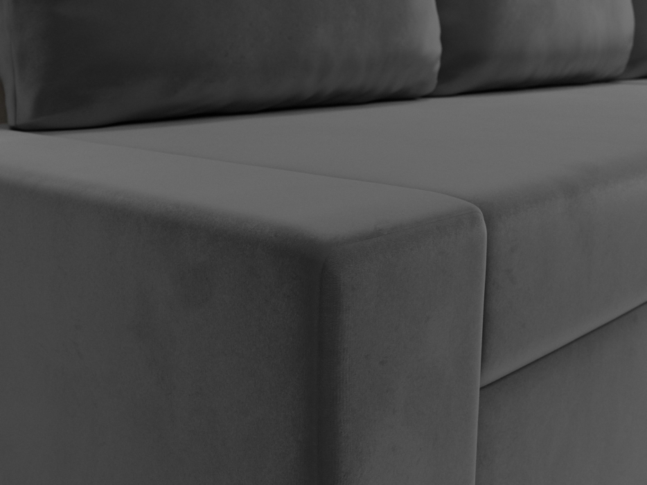 Диваны угловые в гостиную, Угловой диван Версаль, велюр, правый угол