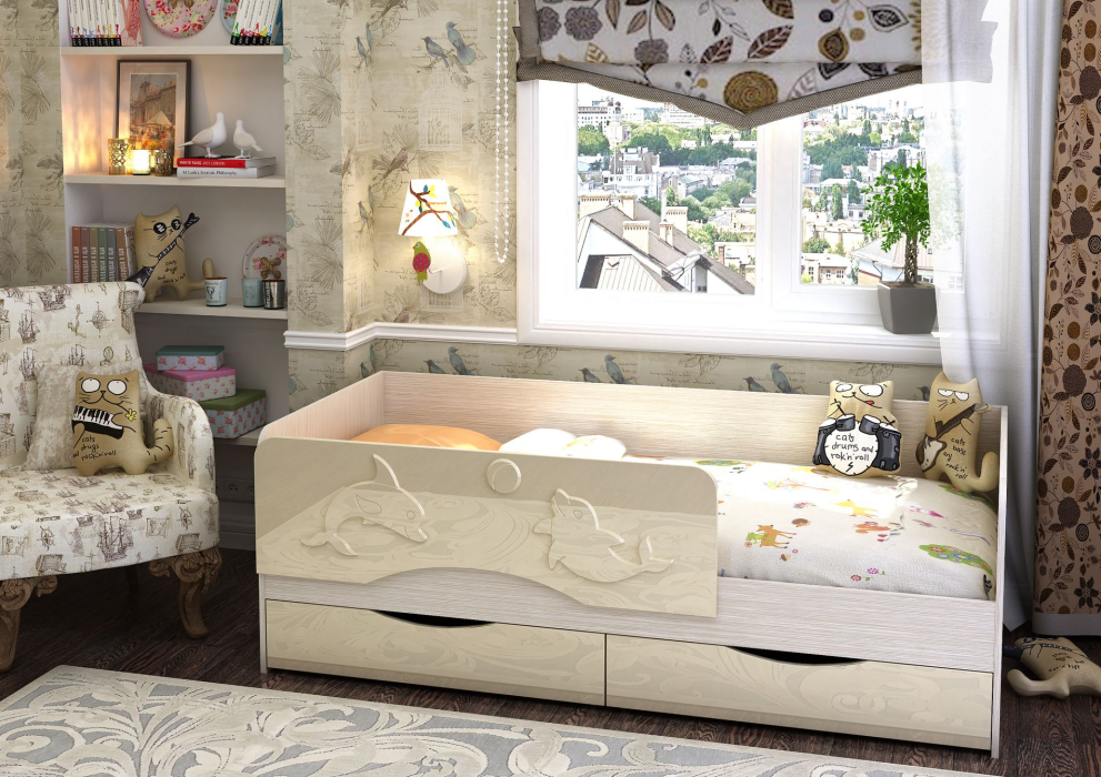 Кровати одноярусные, Алиса  КР-813