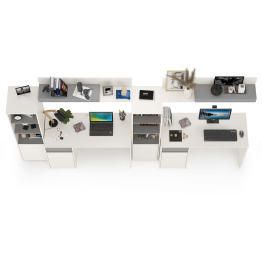 Уголок для учёбы двух школьников Торонто № 08