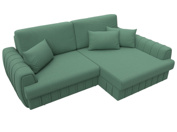 Диван угловой Лига-057 НПБ угол правый, рогожка Амур