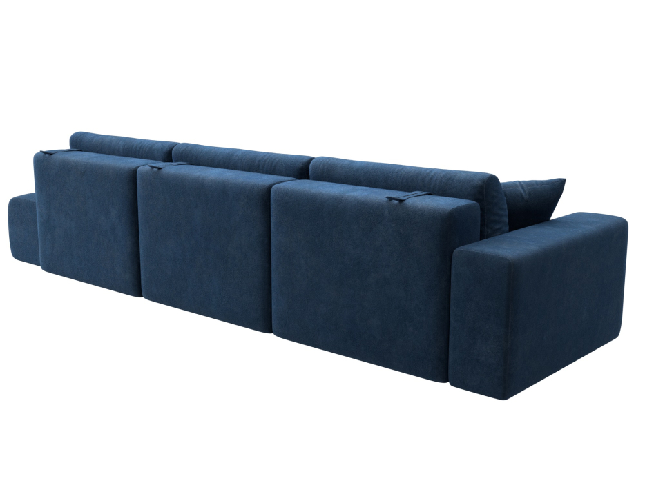 Диваны еврокнижки, Диван прямой Лига-036 НПБ Модерн Лонг подлокотник слева, велюр BRUT