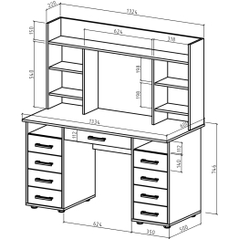 Письменный стол Остин-14Я
