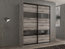 Шкафы-купе 2-х дверные, Шкаф-купе 2х дверный Кааппи 7 140х60