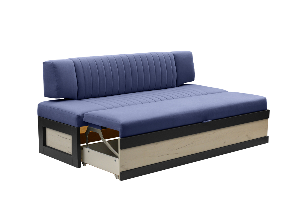 Диваны прямые кухонные, Прямой кухонный диван Парус 174 Дуб крафт белый