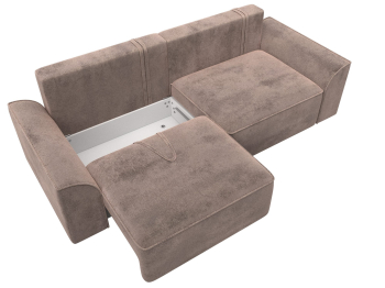 Диван прямой Лига-048 НПБ, велюр TOWER