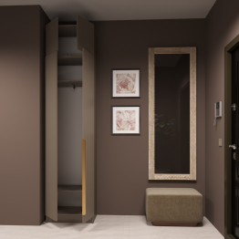 Прихожая Голд Бостон шкаф с антресолью