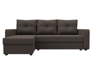 Диван угловой Ливерпуль Лайт левый угол, рогожка Амур