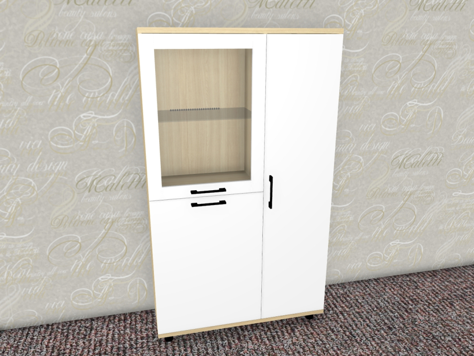 Шкафы распашные, Модульная система Грейс Шкаф ШК-5084  Ясень Асахи