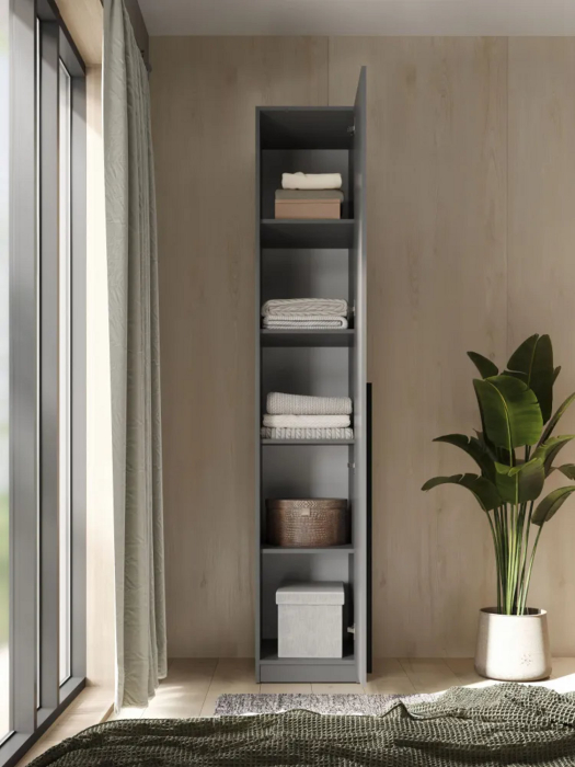 Шкафы одностворчатые, Шкаф для одежды распашной однодверный, София, 2200х400х520 мм