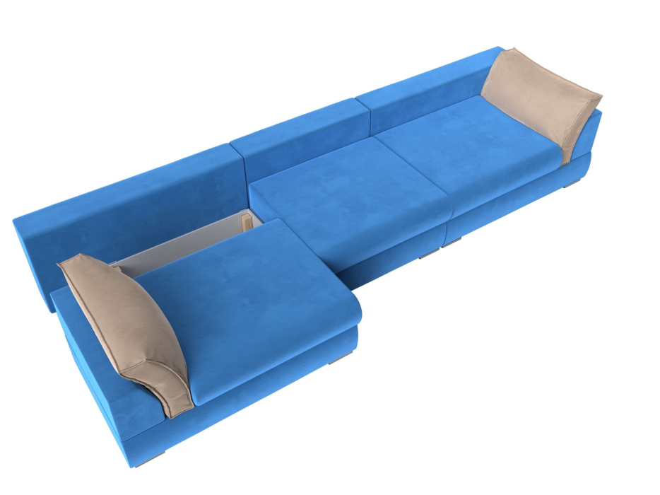 Диваны прямые кухонные, Прямой диван Пекин Long, велюр