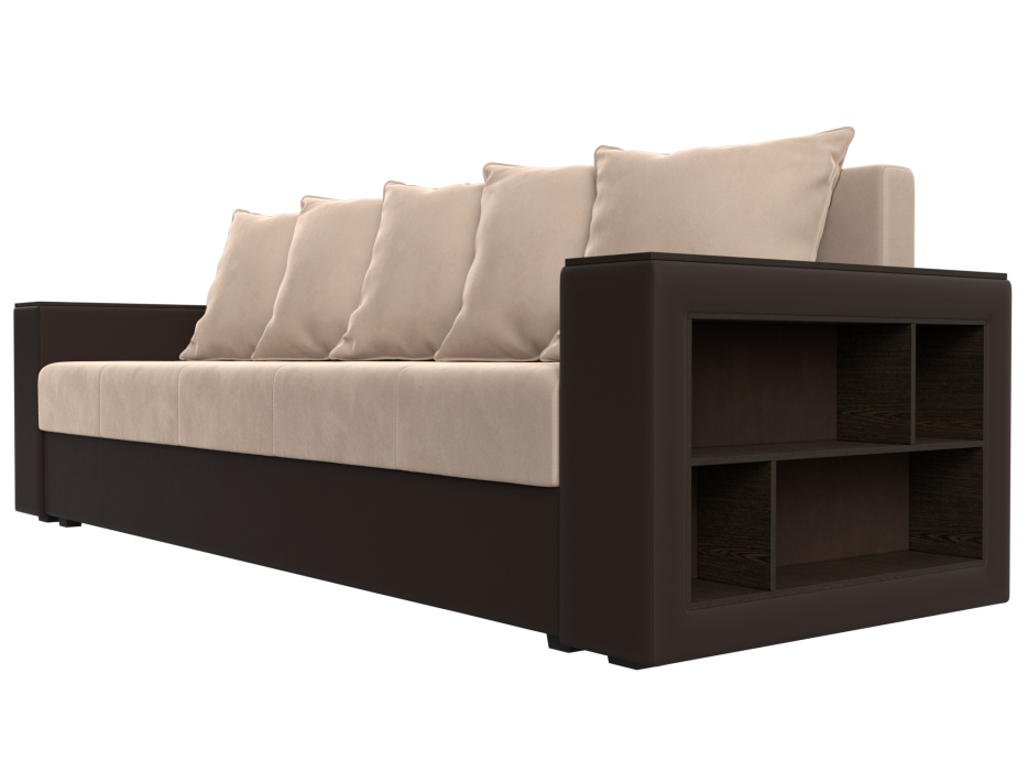 Диваны прямые, Диван прямой Дубай Лайт, велюр/экокожа