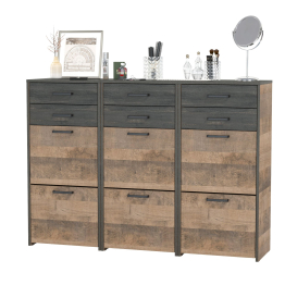 Три тумбы для обуви с ящиками Трувор