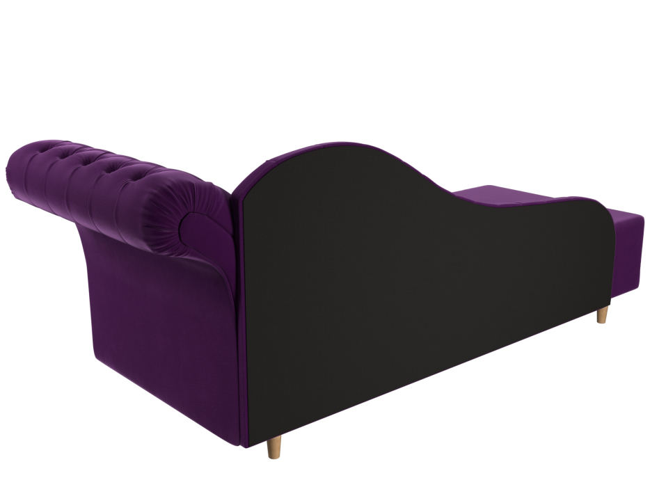 Кушетка диван, Кушетка Камерон правая, микровельвет