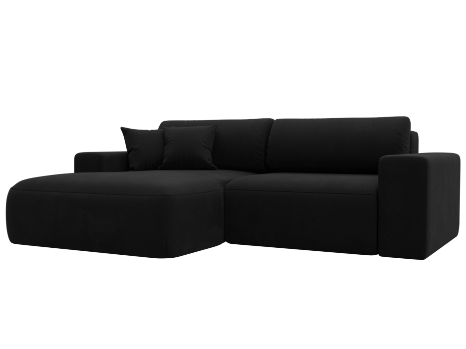 Диваны угловые в гостиную, Диван угловой Лига-036 Классик левый угол, микровельвет