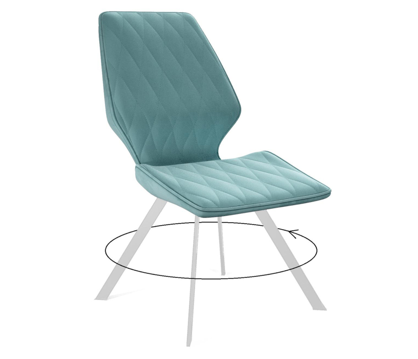 Стулья, Стул DikLine 243 B03 поворотный (опоры белые)