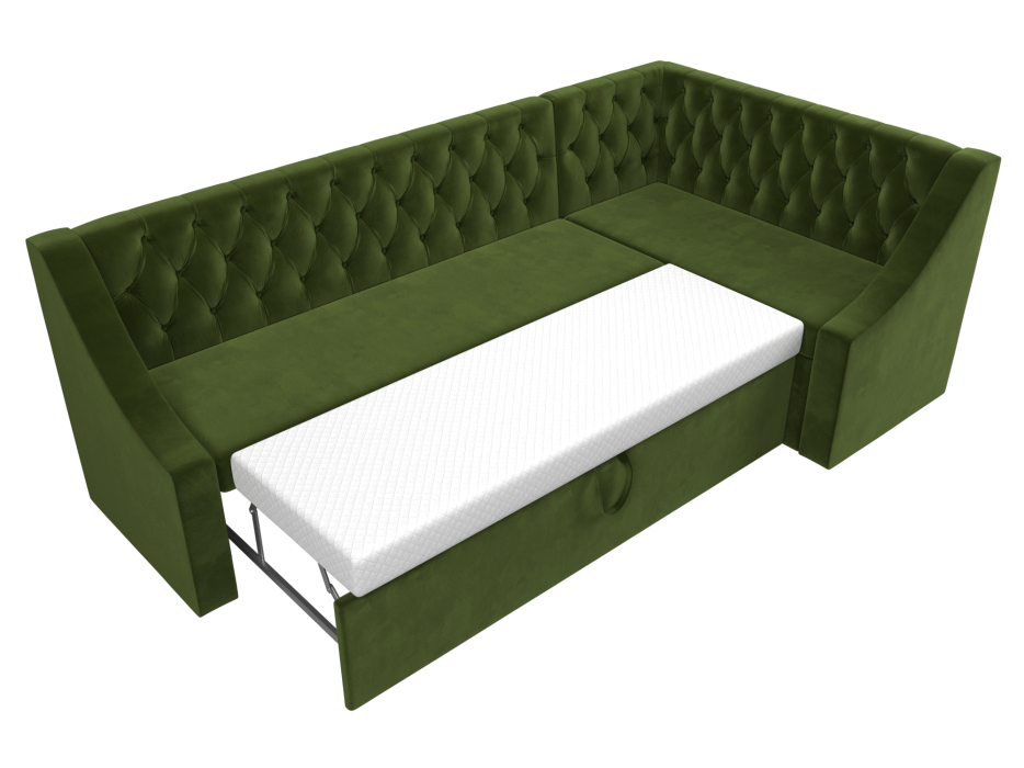 Диваны угловые кухонные, Кухонный угловой диван Мерлин правый угол микровельвет