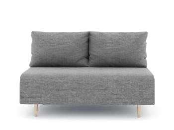 Диван прямой нераскладной Милли мини 2-х  местный без подлокотников, рогожка