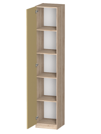 Распашной шкаф Лайф с полками 40*40*215 Дуб сонома