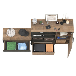 Комод с ящиком и нишами и обувница с сиденьем Трувор