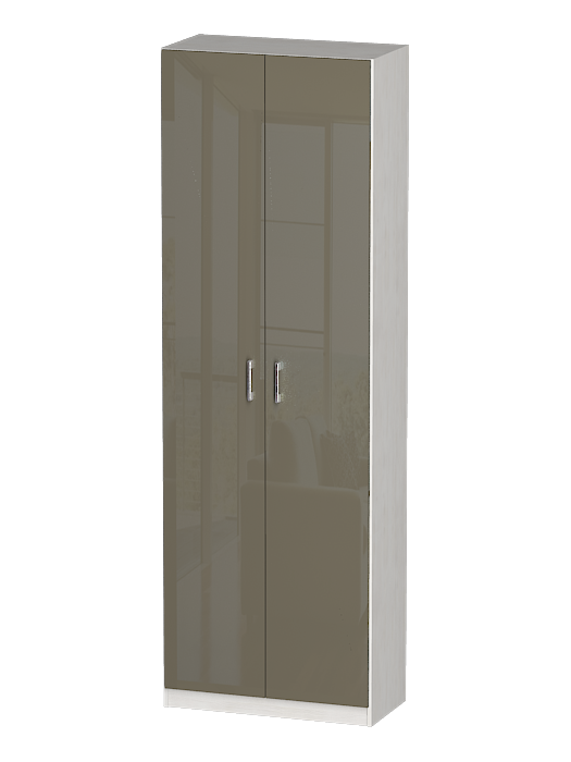 Шкафы двухстворчатые, Распашной шкаф Лайф с полками 80*40*240 Северное дерево