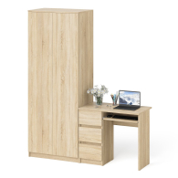 Компьютерные столы, Шкаф две двери Мори МШ800.1 и компьютерный стол МС-6 ящики слева