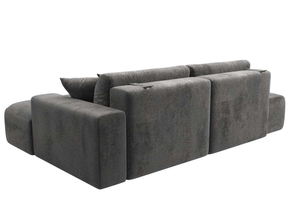 Диваны угловые в гостиную, Диван угловой Лига-036 НПБ Модерн правый угол, велюр TOWER